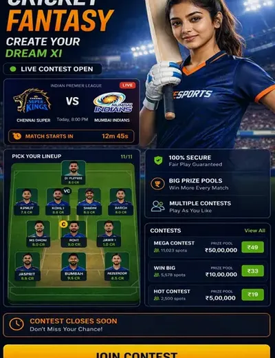 Hero11 (hero11) fantasy cricket & matchday visual 3